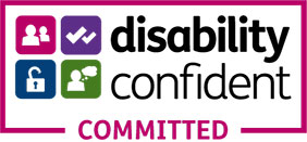 Disability confident committed logo